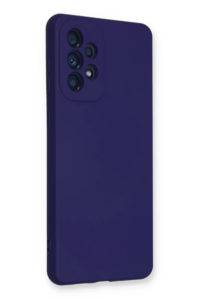 Samsung Galaxy A33 5G Kılıf Nano içi Kadife Silikon - Mor