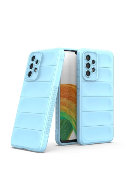 Samsung Galaxy A33 5G Kılıf Optimum Silikon - Sky Blue