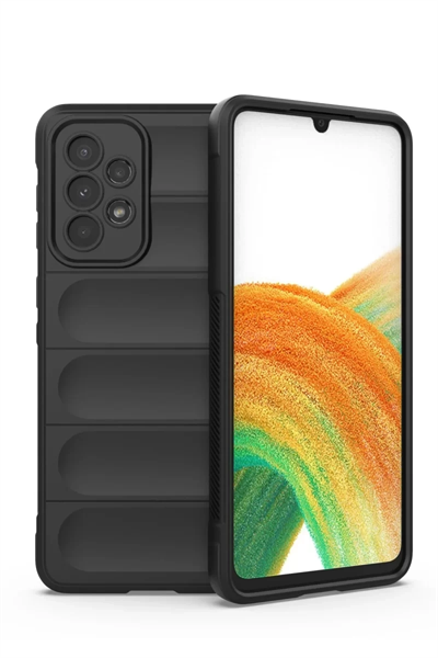 Samsung Galaxy A33 5G Kılıf Optimum Silikon - Siyah