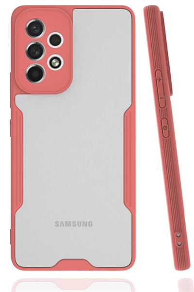 Samsung Galaxy A33 5G Kılıf Platin Silikon - Pembe
