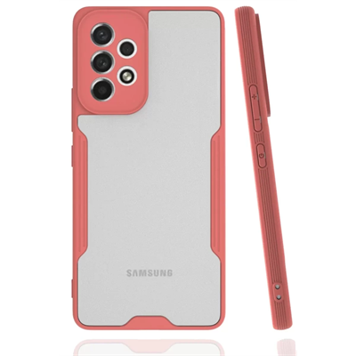 Samsung Galaxy A33 5G Kılıf Platin Silikon - Pembe