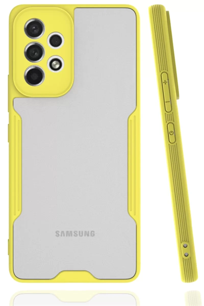 Samsung Galaxy A33 5G Kılıf Platin Silikon - Sarı