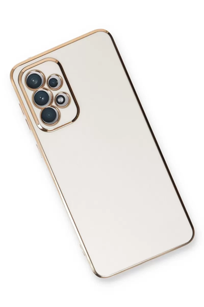 Samsung Galaxy A33 5G Kılıf Volet Silikon - Beyaz