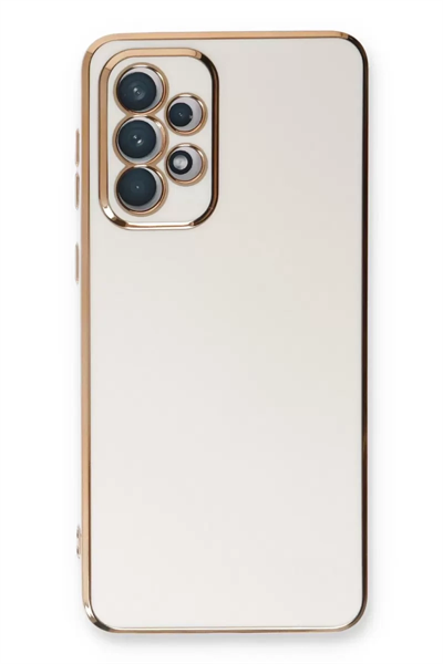 Samsung Galaxy A33 5G Kılıf Volet Silikon - Beyaz