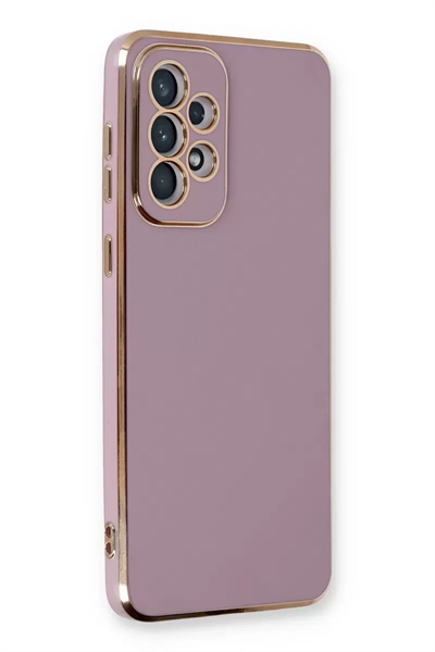 Samsung Galaxy A33 5G Kılıf Volet Silikon - Mor