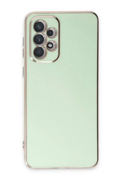 Samsung Galaxy A33 5G Kılıf Volet Silikon - Açık Yeşil