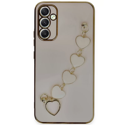 Samsung Galaxy A34 5G Kılıf Esila Silikon - Pudra