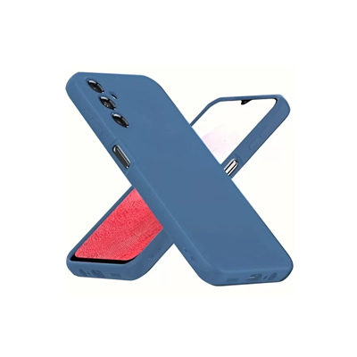 Samsung Galaxy A34 5G Kılıf First Silikon - Mavi
