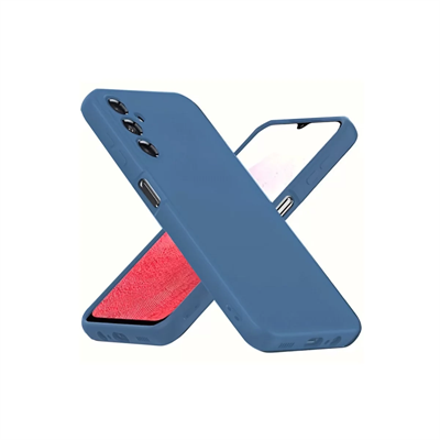 Samsung Galaxy A34 5G Kılıf First Silikon - Mavi