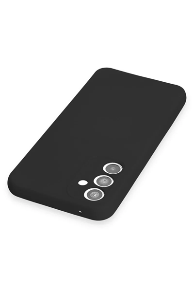Samsung Galaxy A34 5G Kılıf Nano içi Kadife Silikon - Siyah