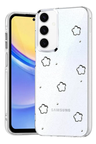 Samsung Galaxy A35 5G Fiyonk Desenli Kapak - Desen 8