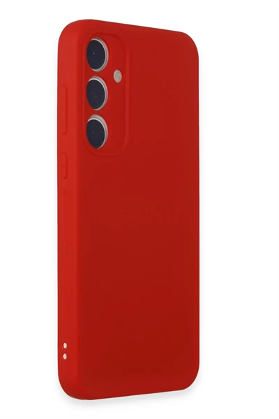 Samsung Galaxy A35 5G Kılıf First Silikon - Kırmızı