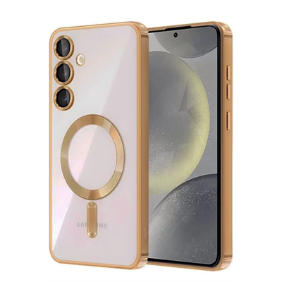 Samsung Galaxy A35 5G Kross Magneticsafe Kapak - Çöl Titanyum