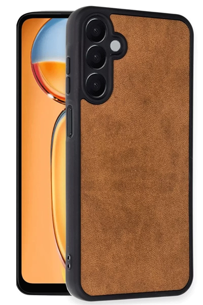 Samsung Galaxy A36 Kılıf Aras Deri Kapak - Taba