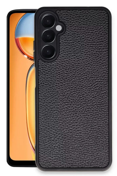 Samsung Galaxy A36 Kılıf Aras Deri Kapak - Siyah