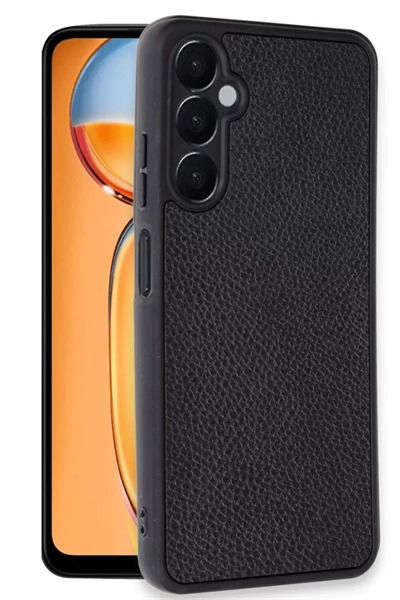 Samsung Galaxy A36 Kılıf Aras Deri Kapak - Siyah