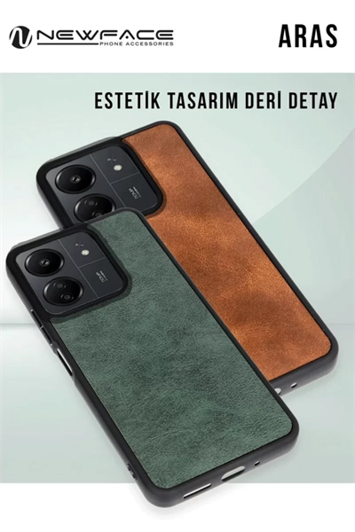 Samsung Galaxy A36 Kılıf Aras Deri Kapak - Siyah