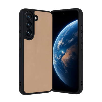 Samsung Galaxy A36 Kılıf Aras Deri Kapak - Pudra