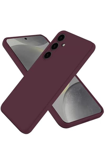 Samsung Galaxy A36 Kılıf First Silikon - Mürdüm