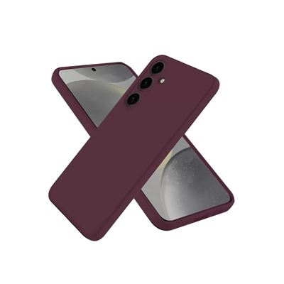 Samsung Galaxy A36 Kılıf First Silikon - Mürdüm