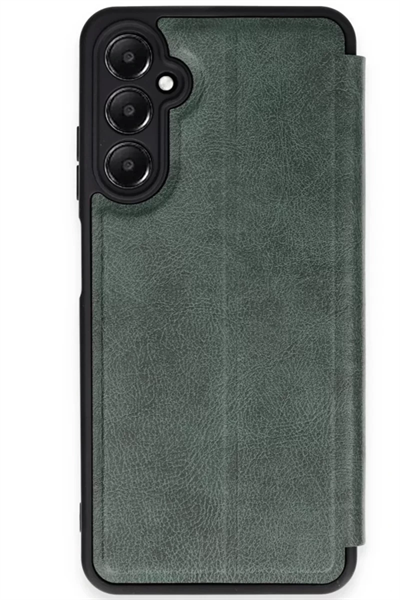 Samsung Galaxy A36 Kılıf Flip Cover - Koyu Yeşil
