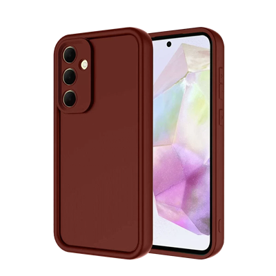 Samsung Galaxy A36 Kılıf Viera Silikon - Bordo