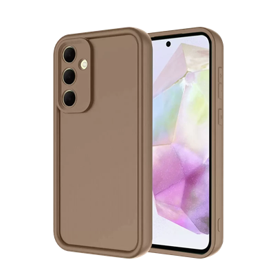 Samsung Galaxy A36 Kılıf Viera Silikon - Kahverengi