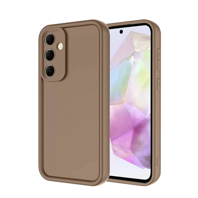Samsung Galaxy A36 Kılıf Viera Silikon - Kahverengi