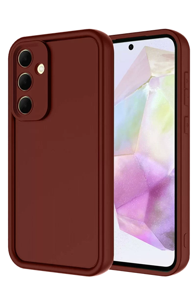Samsung Galaxy A36 Kılıf Viera Silikon - Bordo