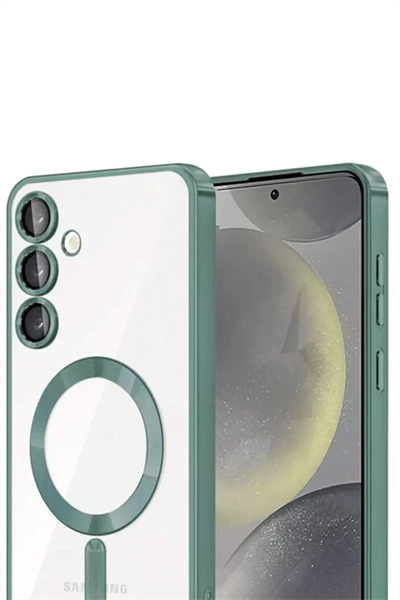 Samsung Galaxy A36 Kross Magneticsafe Kapak - Koyu Yeşil