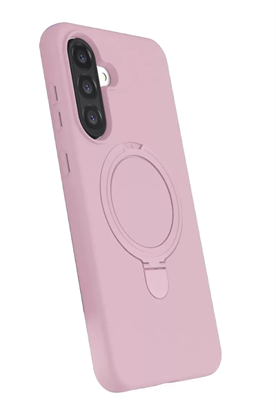 Samsung Galaxy A36 Regal Magsafe Standlı Kapak - Açık Pembe