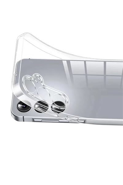 Samsung Galaxy A37 5G Lüx Şeffaf Silikon - Şeffaf