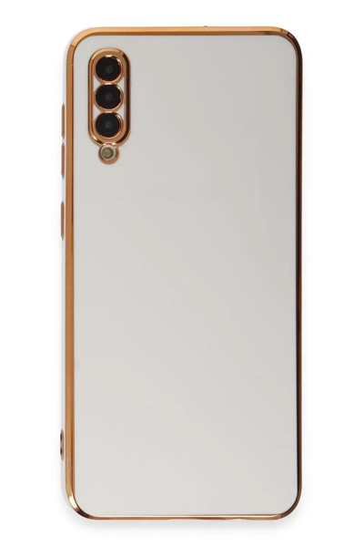 Samsung Galaxy A50 Kılıf Volet Silikon - Beyaz