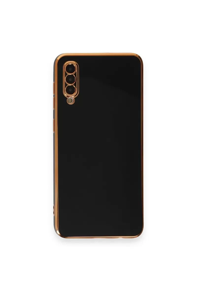 Samsung Galaxy A50 Kılıf Volet Silikon - Siyah