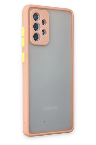 Samsung Galaxy A52 Kılıf Montreal Silikon Kapak - Pembe