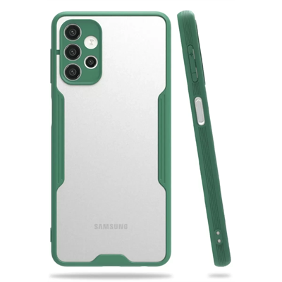 Samsung Galaxy A52 Kılıf Platin Silikon - Yeşil