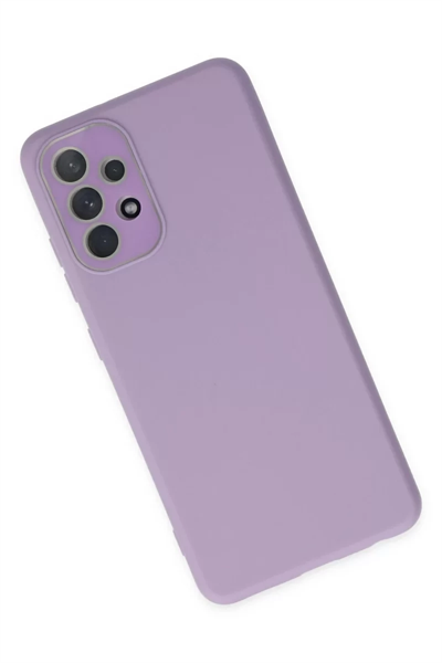 Samsung Galaxy A53 5G Kılıf Lansman Glass Kapak - Lila