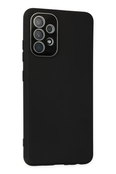 Samsung Galaxy A53 5G Kılıf Lansman Glass Kapak - Siyah