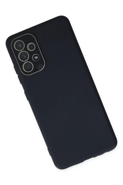 Samsung Galaxy A53 5G Kılıf Lansman Glass Kapak - Lacivert
