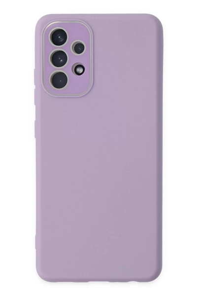 Samsung Galaxy A53 5G Kılıf Lansman Glass Kapak - Lila