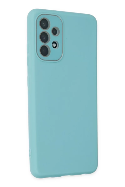 Samsung Galaxy A53 5G Kılıf Lansman Glass Kapak - Turkuaz
