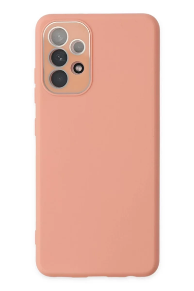 Samsung Galaxy A53 5G Kılıf Lansman Glass Kapak - Pembe