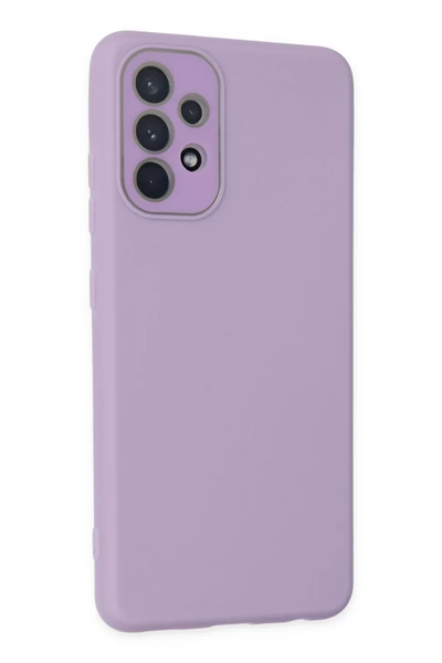 Samsung Galaxy A53 5G Kılıf Lansman Glass Kapak - Lila