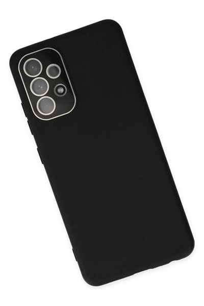 Samsung Galaxy A53 5G Kılıf Lansman Glass Kapak - Siyah
