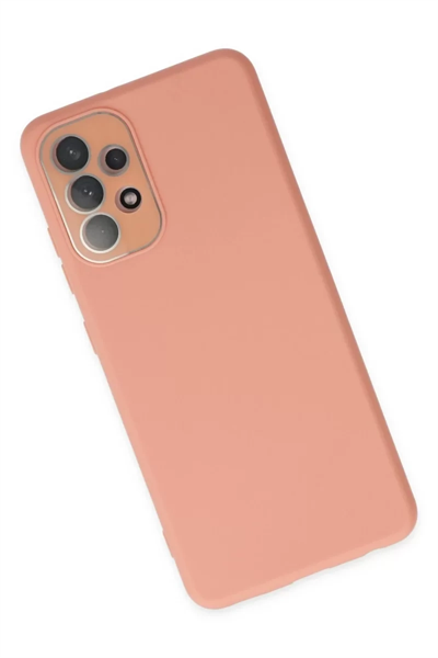 Samsung Galaxy A53 5G Kılıf Lansman Glass Kapak - Pembe