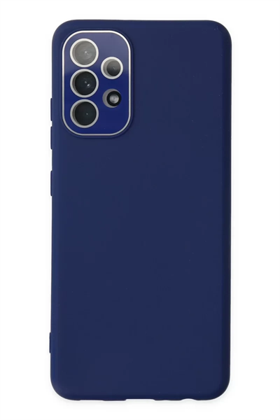Samsung Galaxy A53 5G Kılıf Lansman Glass Kapak - Sky Blue