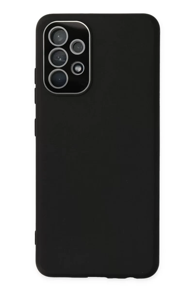 Samsung Galaxy A53 5G Kılıf Lansman Glass Kapak - Siyah