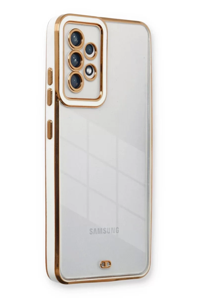 Samsung Galaxy A53 5G Kılıf Liva Lens Silikon - Beyaz