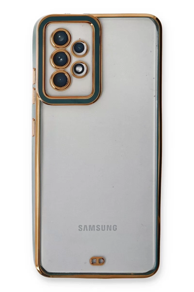 Samsung Galaxy A53 5G Kılıf Liva Lens Silikon - Yeşil