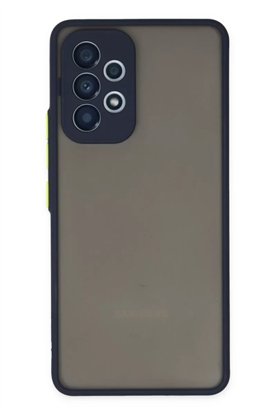 Samsung Galaxy A53 5G Kılıf Montreal Silikon Kapak - Lacivert